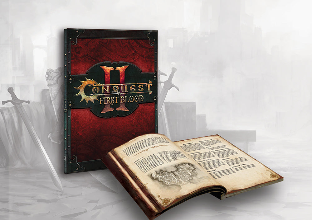 Conquest, First Blood Softcover Rulebook - English 2.0 (PBW8039) | 5213009014014