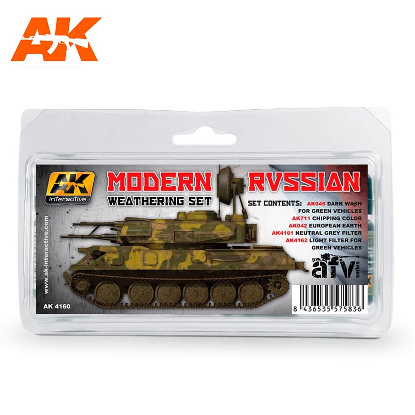 AK Interactive Modern Russian Weathering Set | 8436535575836