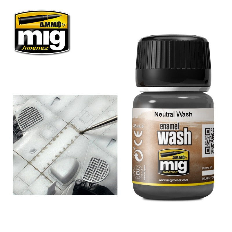 Ammo Mig Neutral Enamel Wash | 8432074010104