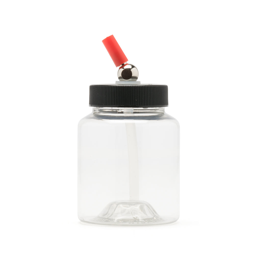 IWATA Crystal Clear Bottle 2 oz / 60 ml Jar With Adaptor Cap | 734748146217