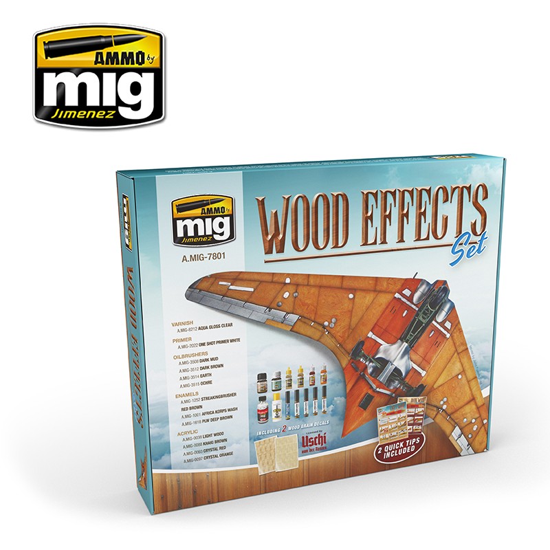 Ammo Mig Wood Effects Set | 8432074078012