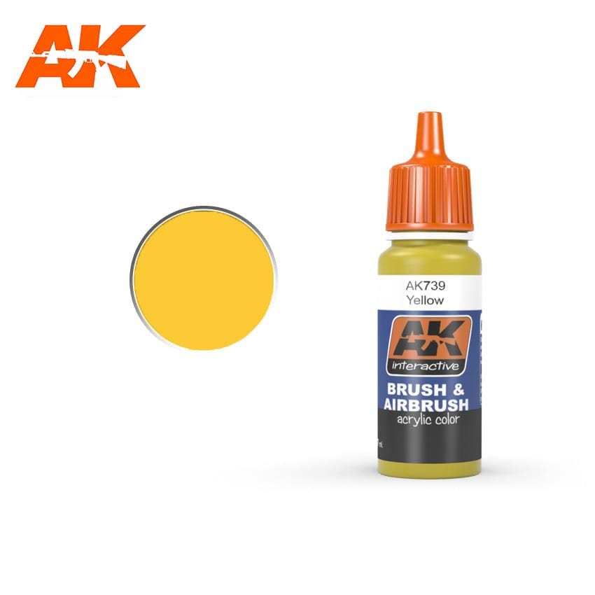 AK Interactive Yellow Acrylic Color 17ml