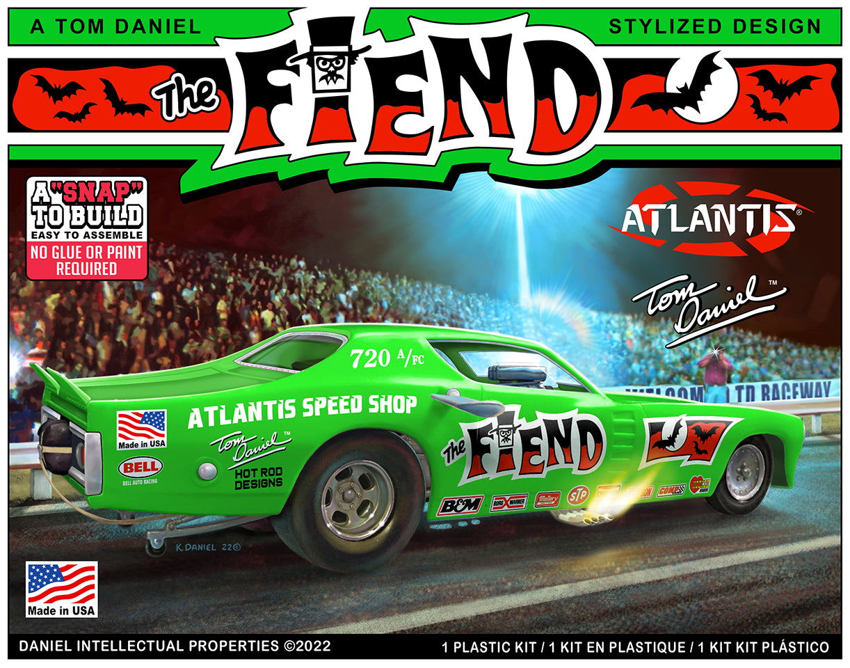 Atlantis 1/32 Snap Tom Daniel Fiend Funny Car | 850041894058