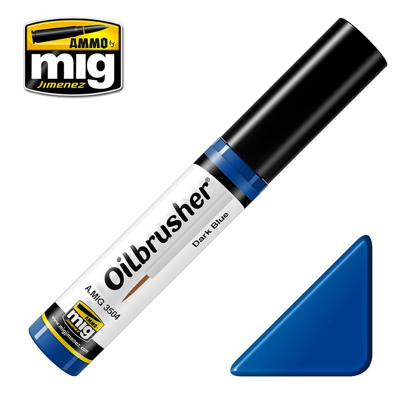 Ammo Mig Oilbrusher - Dark Blue | 8432074035046