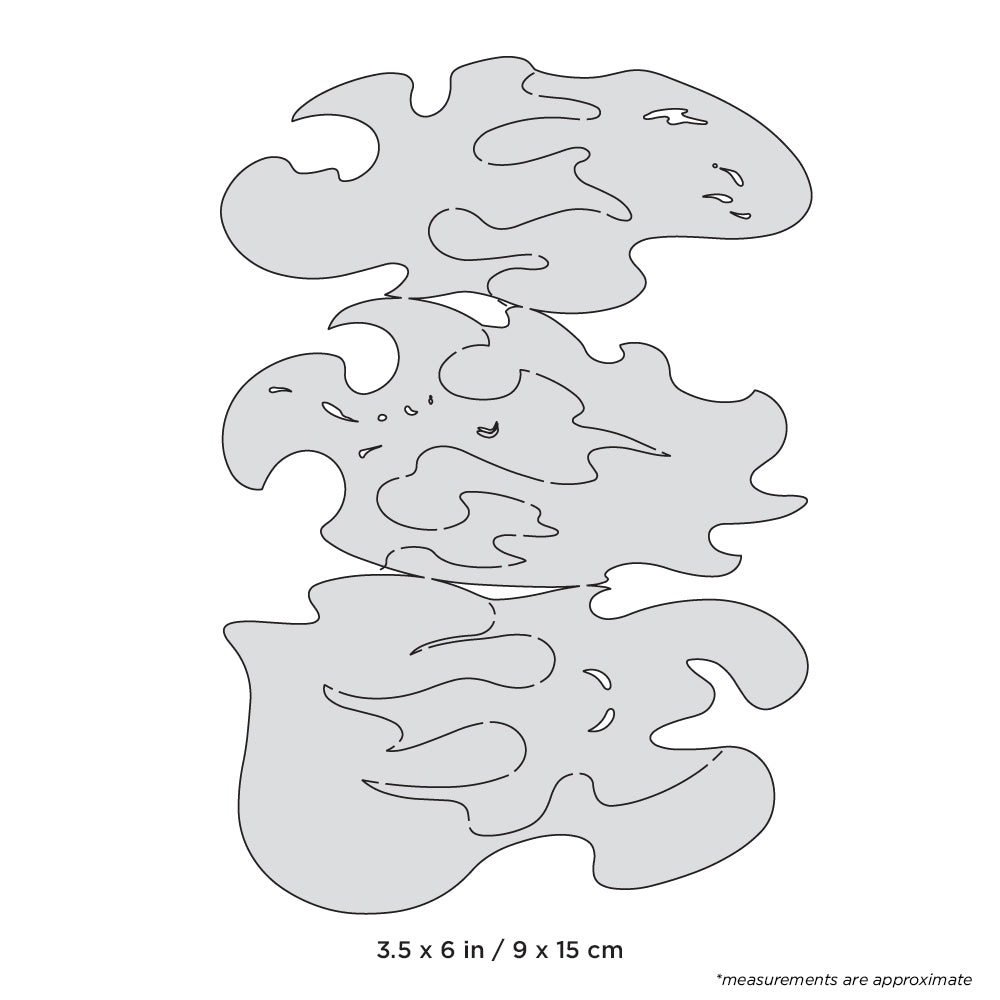 IWATA Artool True Fire Nano Freehand Airbrush Template by Mike Lavallee | 758240150688