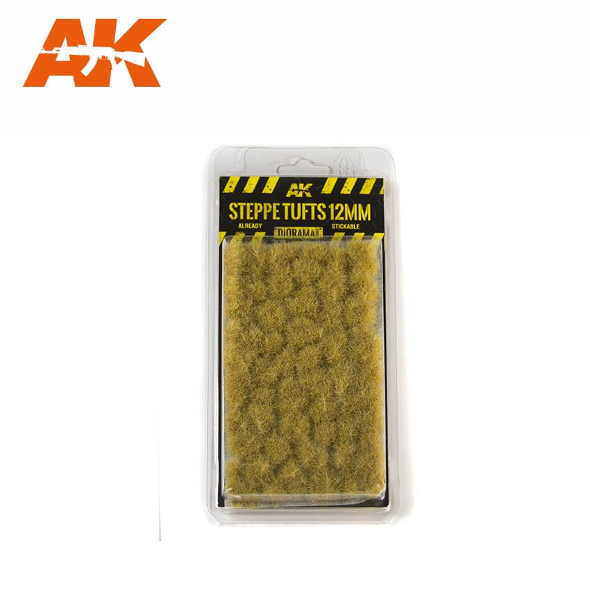 AK Interactive Steppe Tufts 12mm | 8435568301498