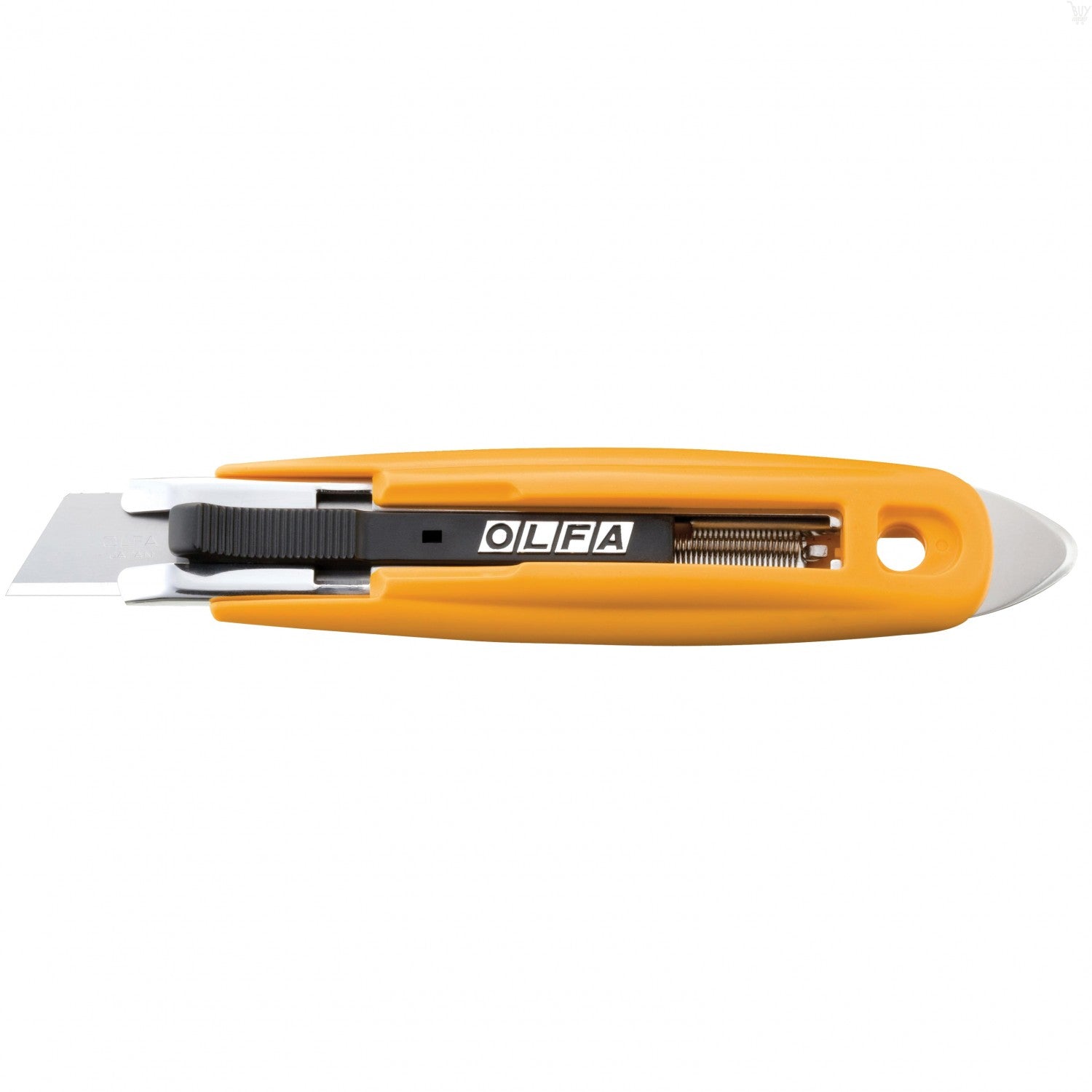 OLFA SK-9 Semi-Auto Self-Retracting Safety Knife with Tape Slitter | 091511400908