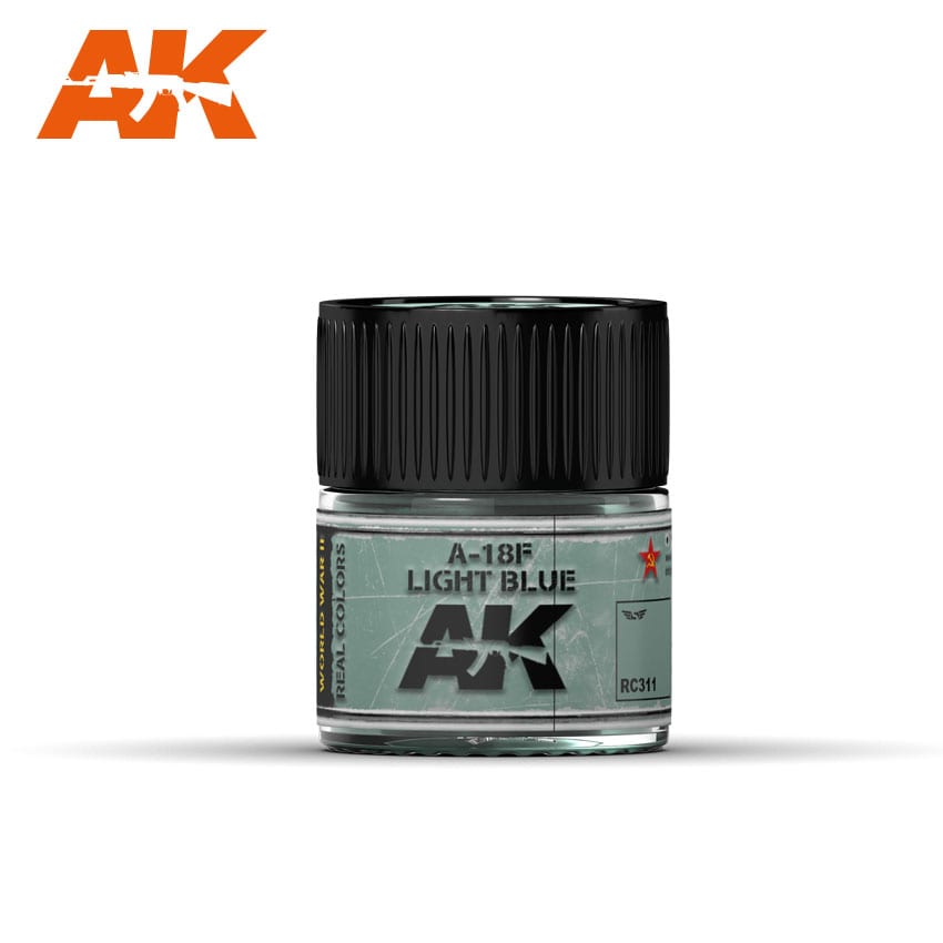 AK Interactive Real Colors A-18F Light Grey-Blue 10ml | 8436564926128
