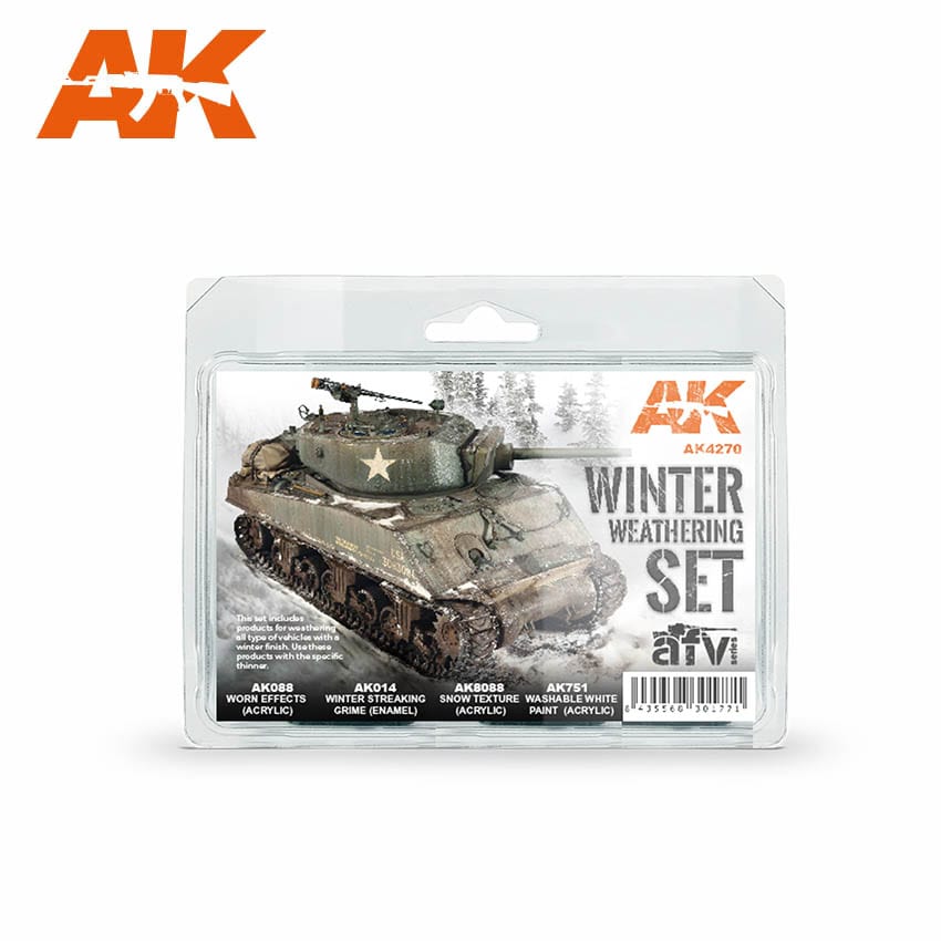AK Interactive Winter Weathering Set | 8435568301771