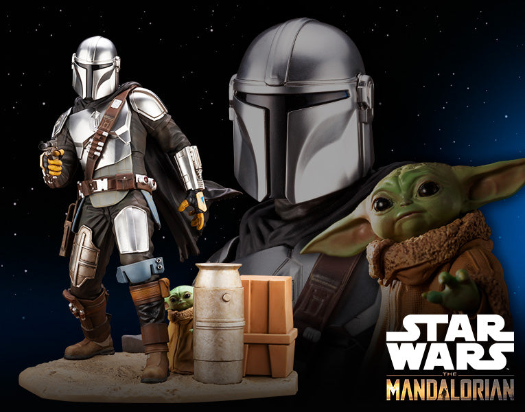 Kotobukiya 1/7 Artfx Mandalorian & The Child, Prepainted Statue | 190526034914