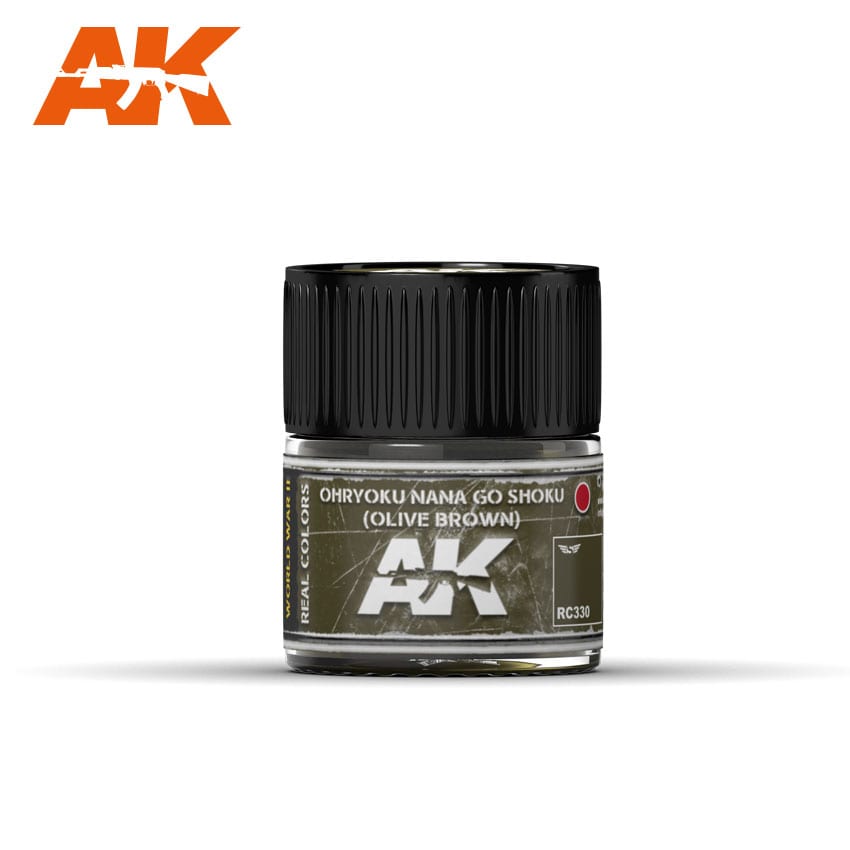 AK Interactive Real Colors Ohryuko Nana Go Shoku (Olive Brown) 10ml | 8436564929754