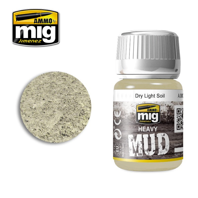 Ammo Mig Dry Light Soil Heavy Mud Effect | 8432074017004