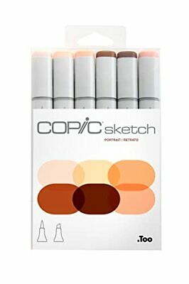 Copic Sketch Marker Portrait 6Pc Set | 4511338062944