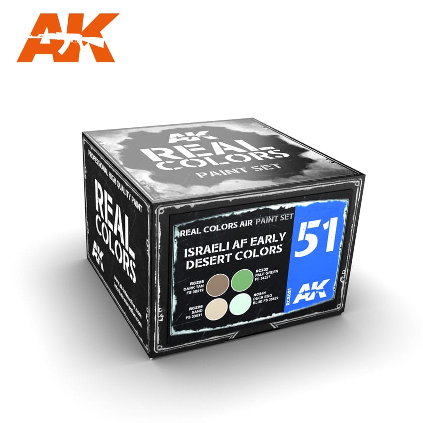 AK Interactive Real Colors Israeli AF Early Desert Colors | 8436564930170