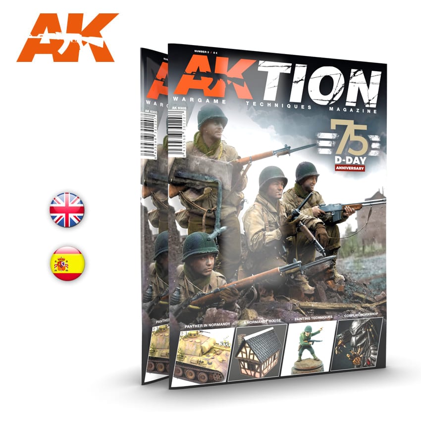 AK Interactive AKTION No.3 - The Wargame Magazine - English | 8435568301207