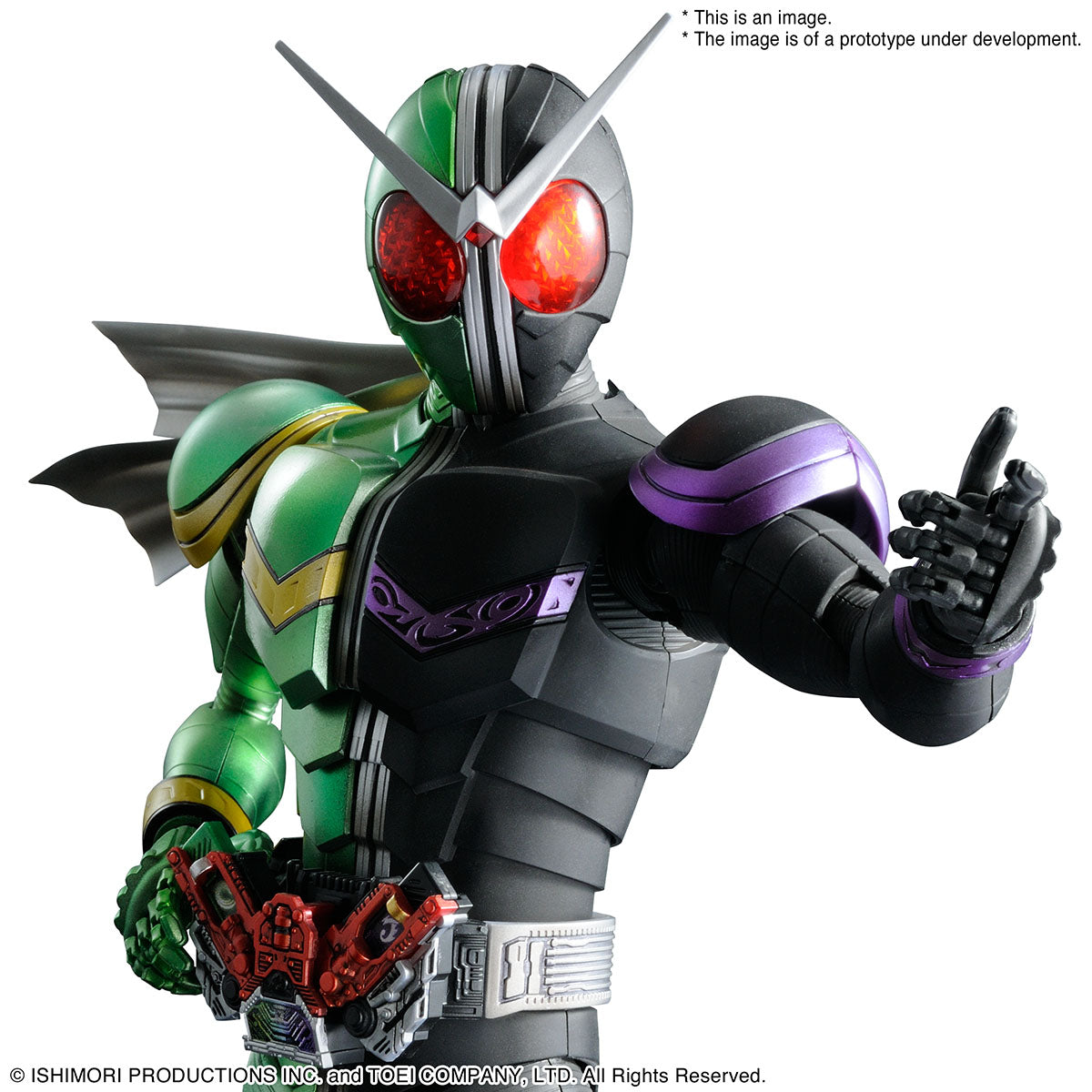 Bandai Kamen Rider Double Cyclone Joker 'Kamen Rider W', Bandai Spirits Hobby MG Figure-Rise Artisan | 4573102614087