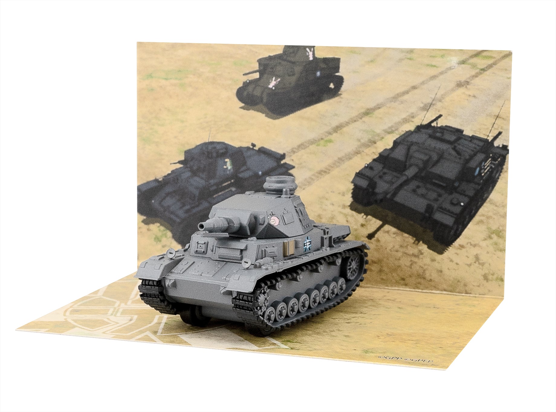 F-Toys Deformed Pullback Tanks Series Vol. 4 From 'GIRLS und PANZER' | 4582138606171