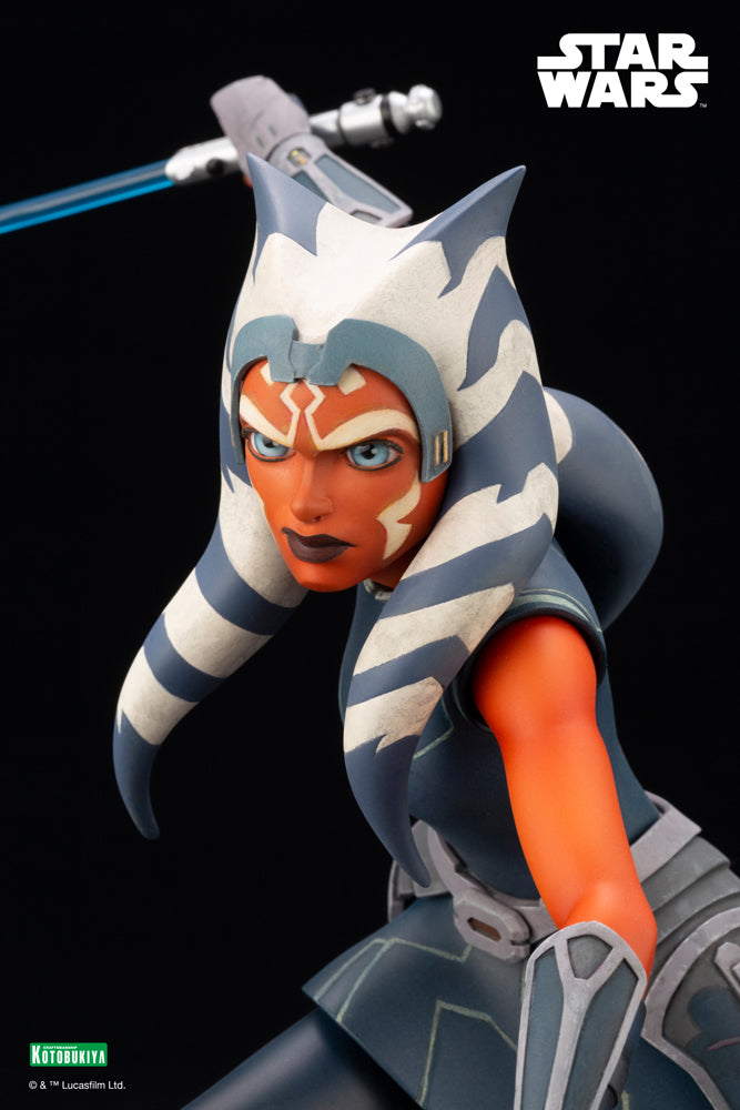 Kotobukiya 1/7 Star Wars: The Clone Wars Series Artfx Ahsoka Tano Escape from the Clones, Pre-Painted PVC Statue | 190526034952