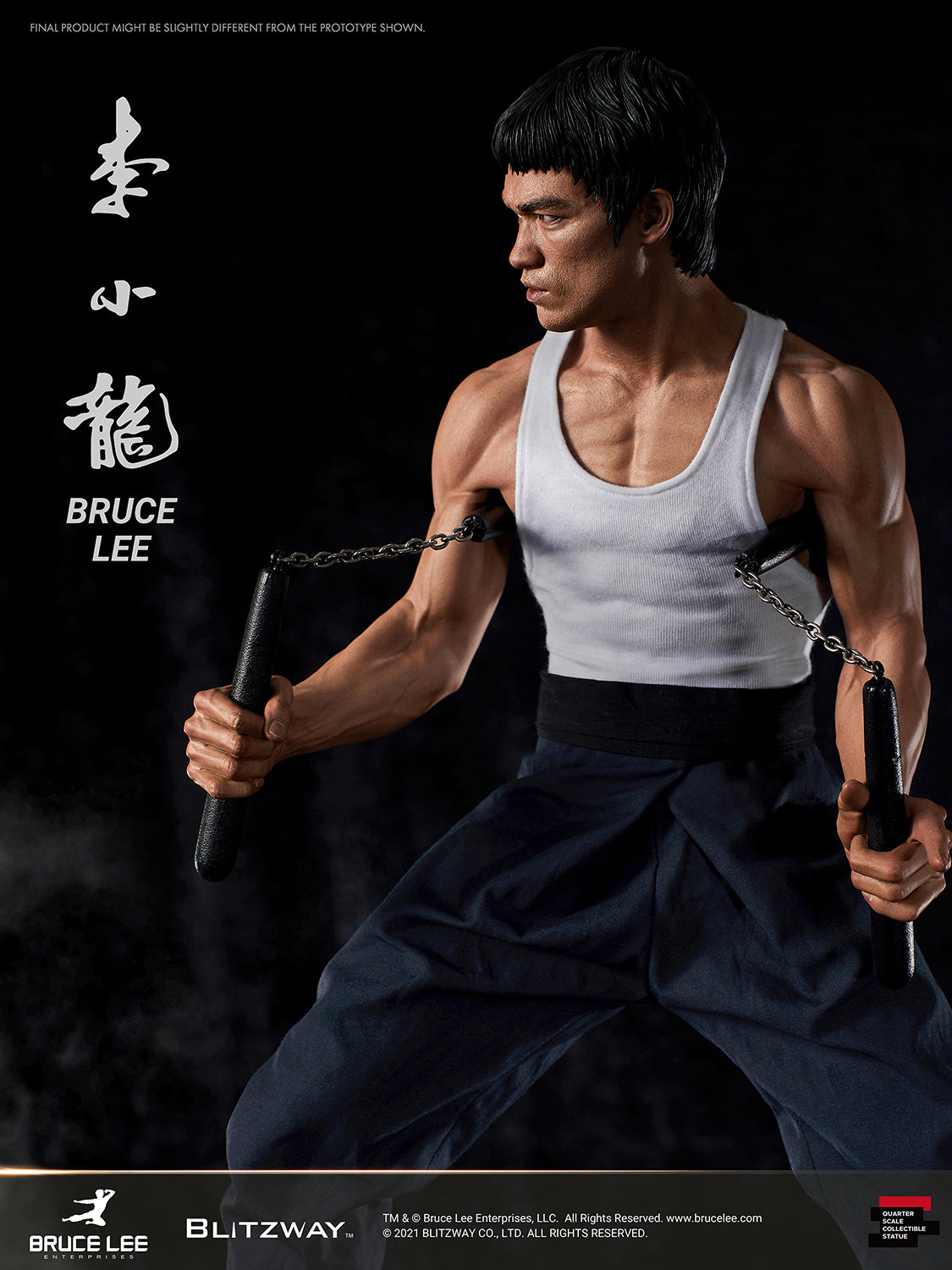 Blitzway Bruce Lee: Tribute Statue 1/4th Scale - ver. 4 'Bruce Lee', Hybrid Type Statue | 880932147951