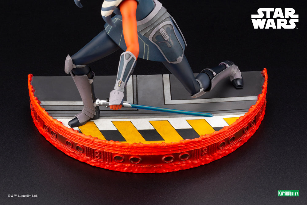 Kotobukiya 1/7 Star Wars: The Clone Wars Series Artfx Ahsoka Tano Escape from the Clones, Pre-Painted PVC Statue | 190526034952