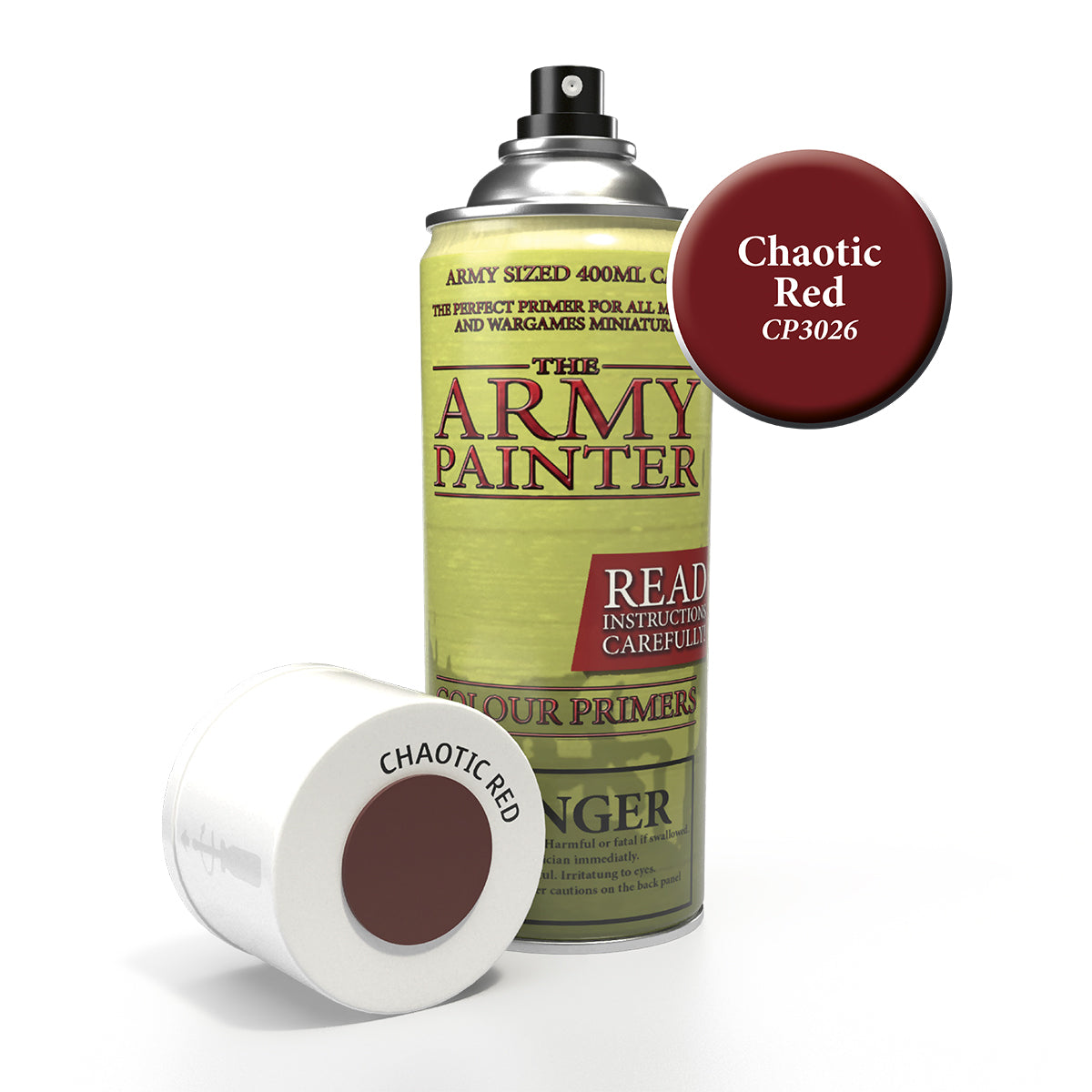 Army Painter Colour Primer - Chaotic Red | 2530261111118
