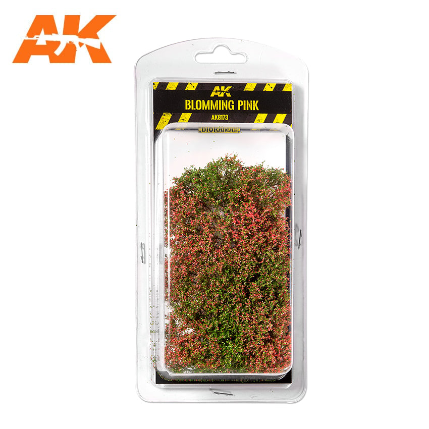 AK Interactive Blomming Pink Shrubberies 1/35 / 75mm / 90mm | 8435568309616