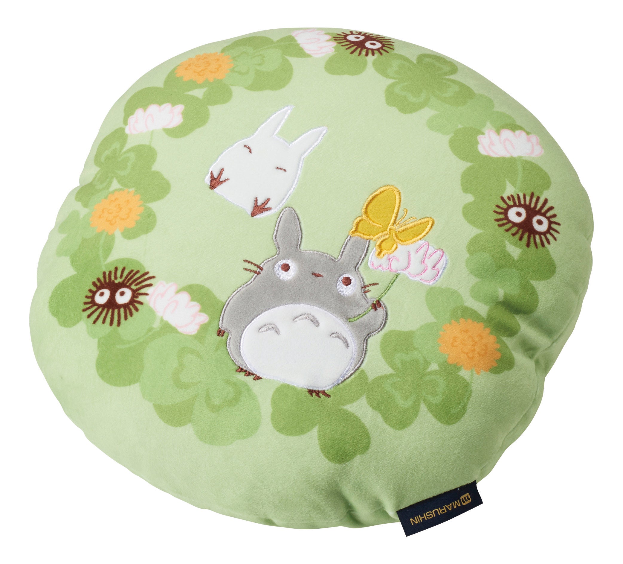 Marushin Totoro, Clovers and Flowers Mochi Mochi Cushion 'My Neighbor Totoro' | 4992272672336
