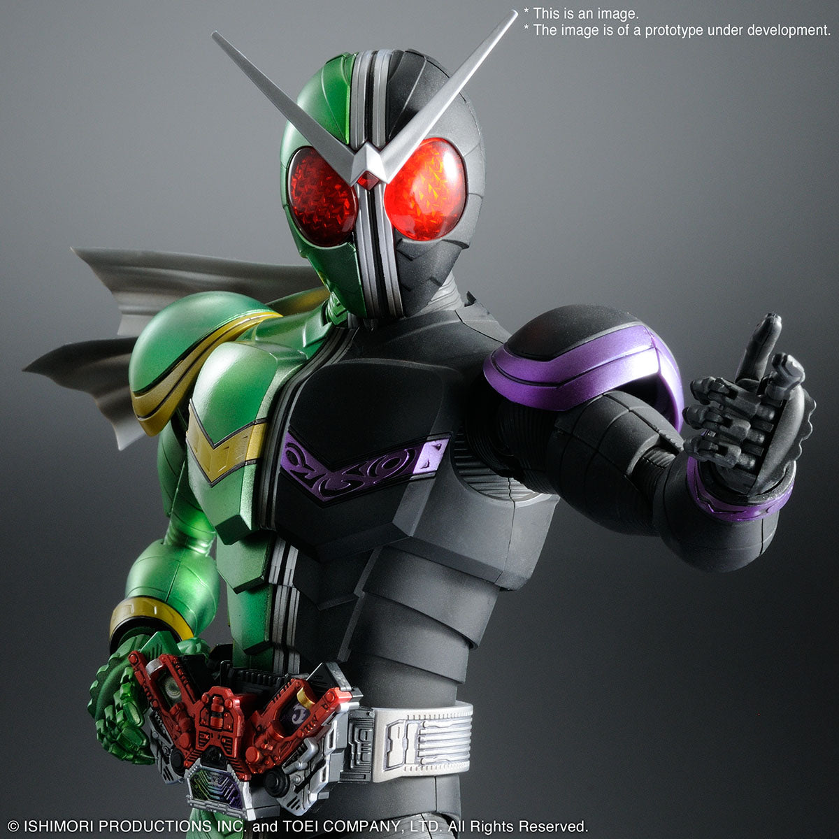 Bandai Kamen Rider Double Cyclone Joker 'Kamen Rider W', Bandai Spirits Hobby MG Figure-Rise Artisan | 4573102614087