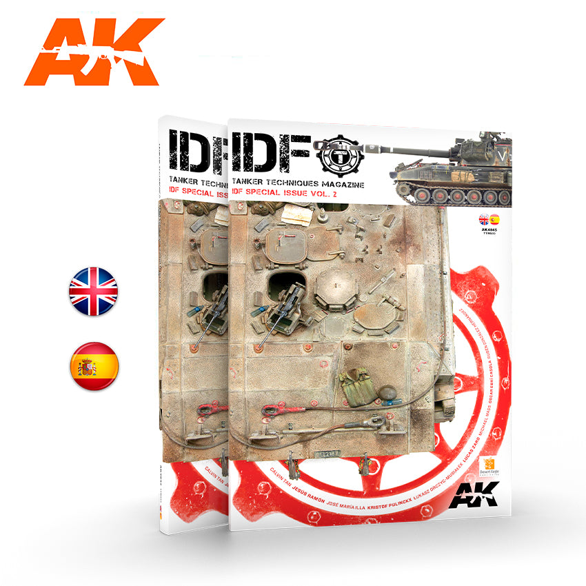AK Interactive TANKER Special 'IDF Vol.2' - Bilingual