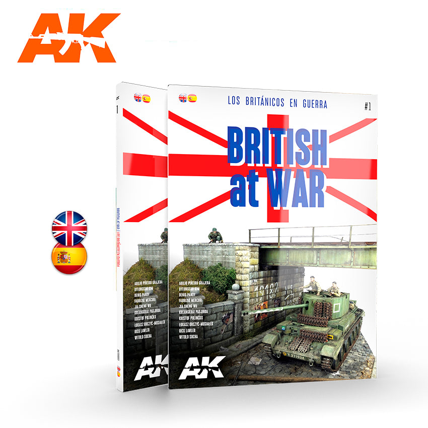 AK Interactive British at War / Los Britanicos en Guerra Vol.1 (bilingual EN/ES) | 8435568314443