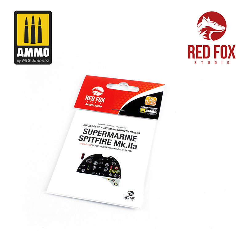 Red Fox Studio 1/32 Supermarine Spitfire Mk.Iia (for Revell Kit) | 5999571350988