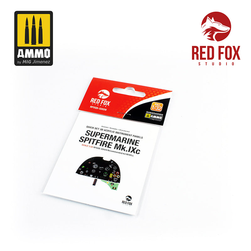 Red Fox Studio 1/32 Supermarine Spitfire Mk.IXc (for Revell kit) | 5999571350285