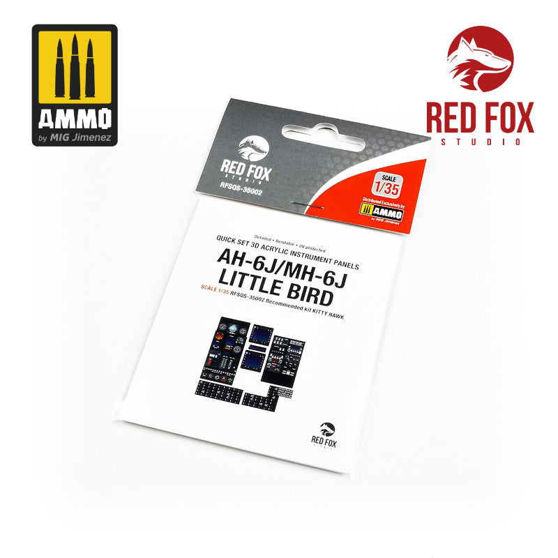 Red Fox Studio 1/35 AH-6J / MH-6J Little Bird (for Kitty Hawk Kit) | 5999571353217
