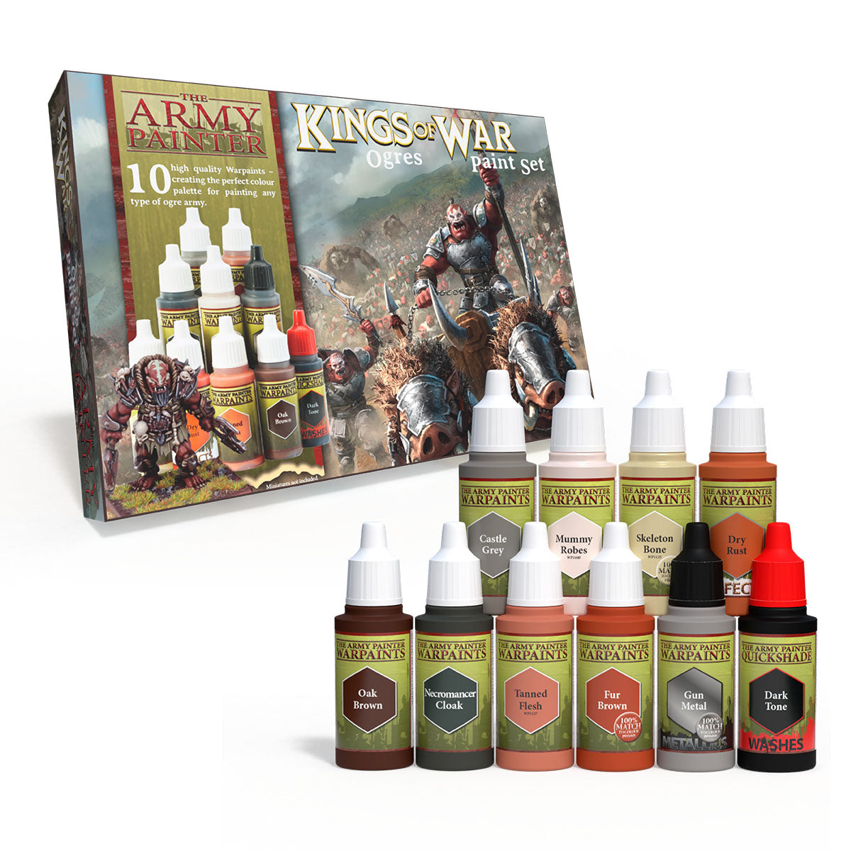 Army Painter Warpaints Kings of War Ogres paint set | 2580170111006