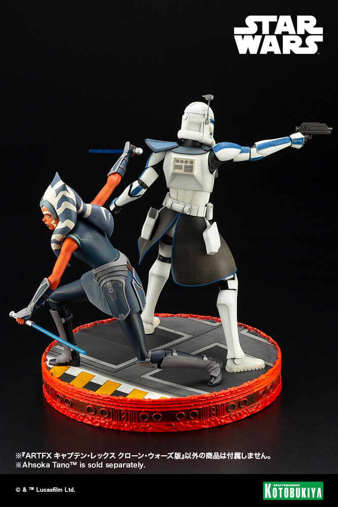 Kotobukiya 1/7 Star Wars: The Clone Wars Series Artfx Captain Rex Escape from the Clones, Pre-Painted PVC Statue | 190526037267