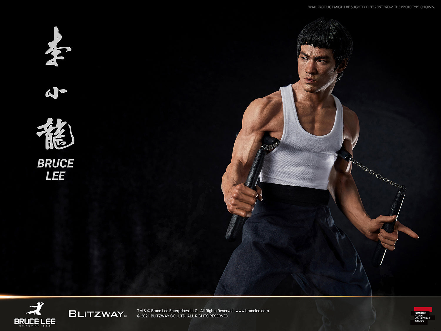Blitzway Bruce Lee: Tribute Statue 1/4th Scale - ver. 4 'Bruce Lee', Hybrid Type Statue | 880932147951