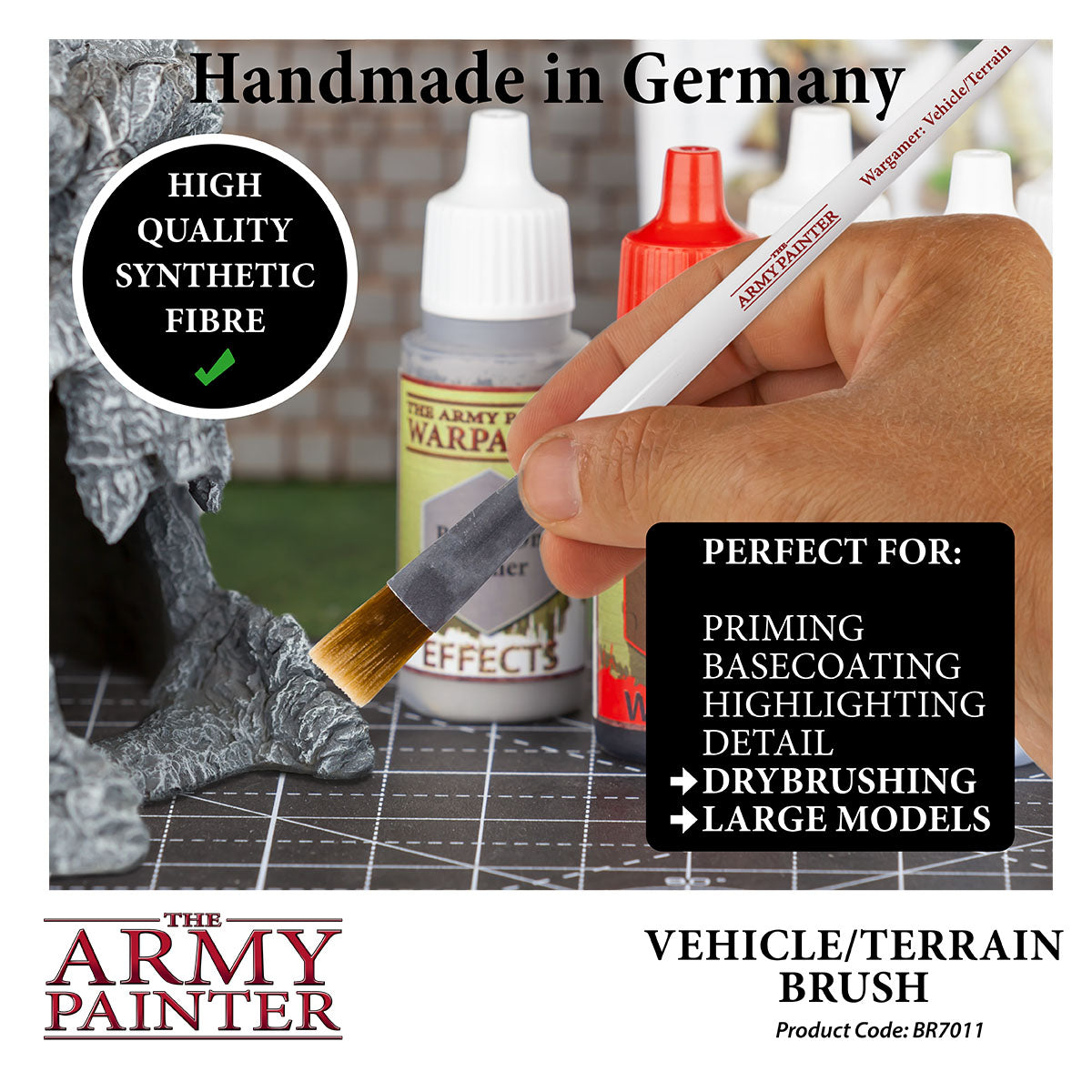 Army Painter Wargamer Brush - Vehicle / Terrain | 5713799701106