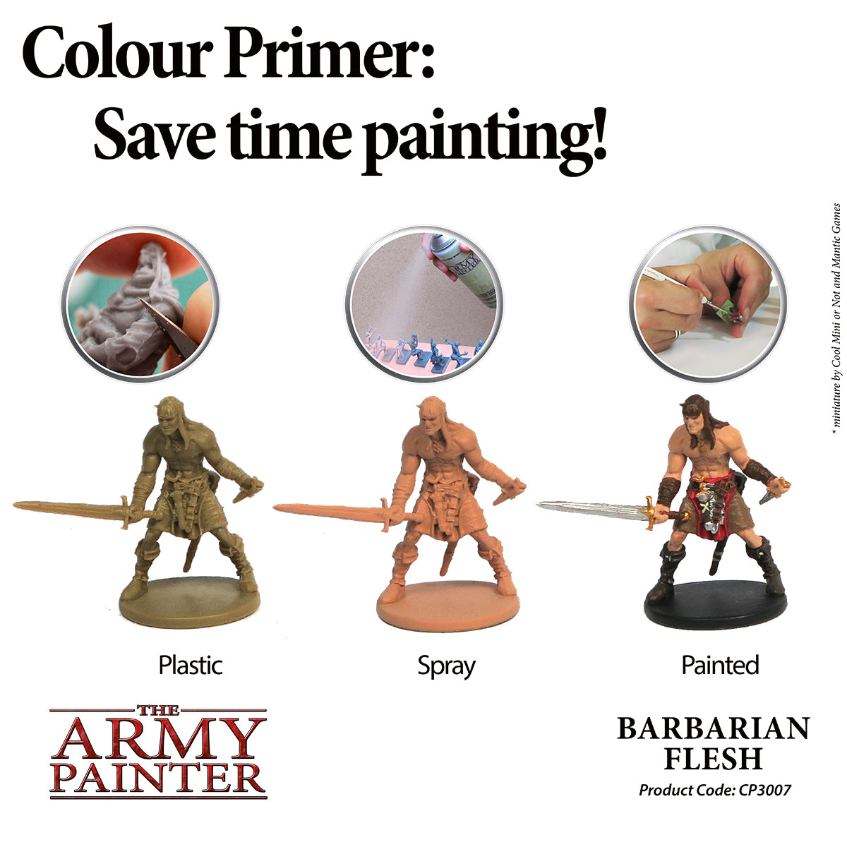 Army Painter Colour Primer - Barbarian Flesh | 2540101130070