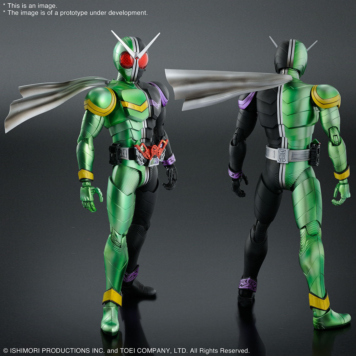 Bandai Kamen Rider Double Cyclone Joker 'Kamen Rider W', Bandai Spirits Hobby MG Figure-Rise Artisan | 4573102614087