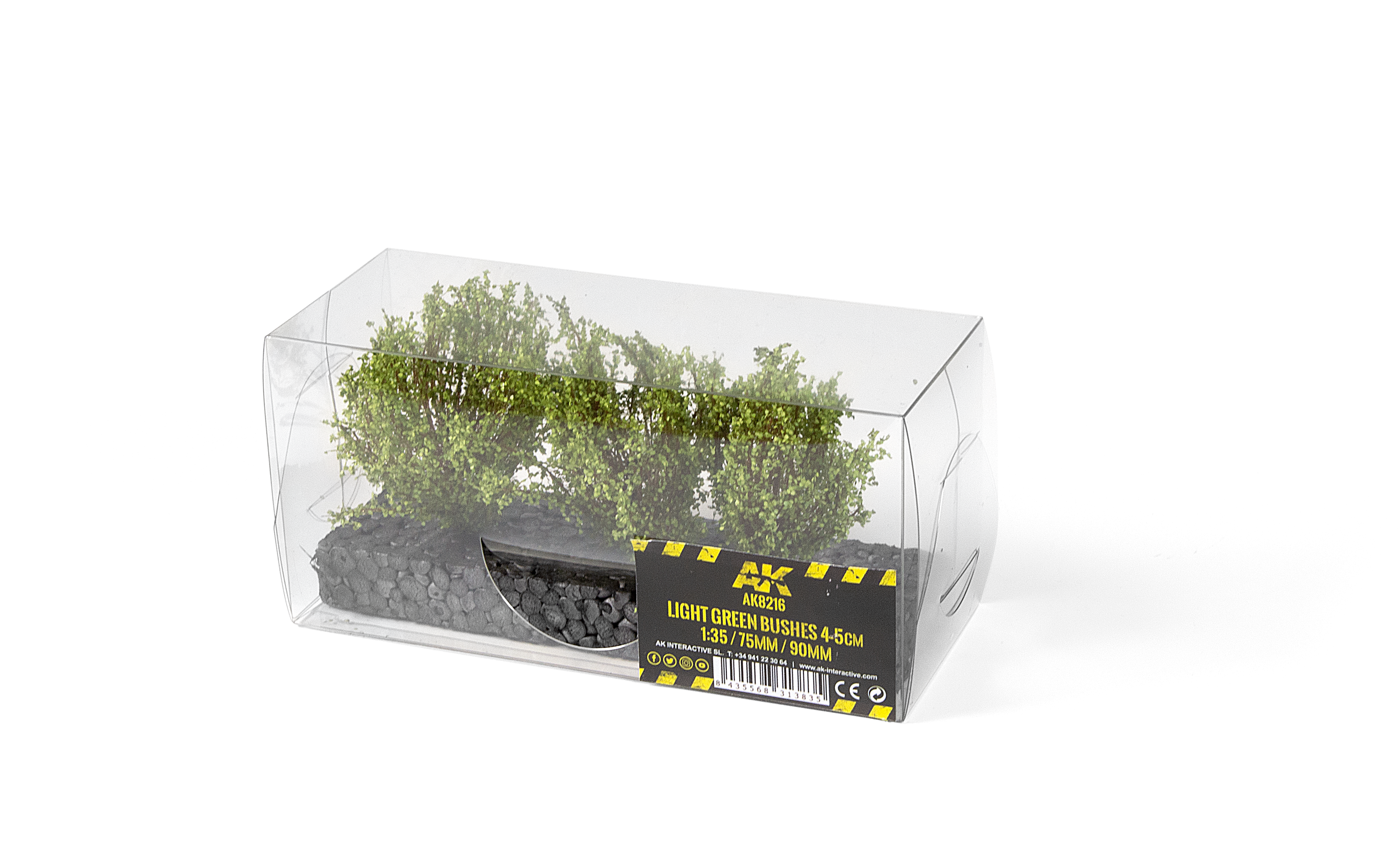 AK Interactive Light Green Bushes 4-6 cm | 8435568313835