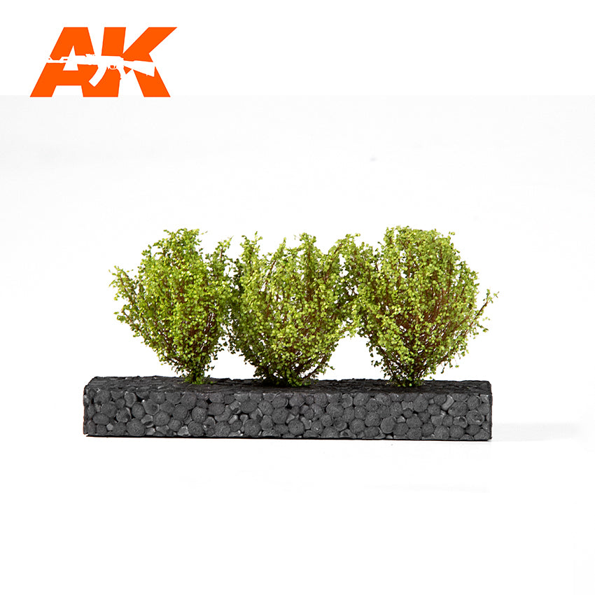 AK Interactive Light Green Bushes 4-6 cm | 8435568313835