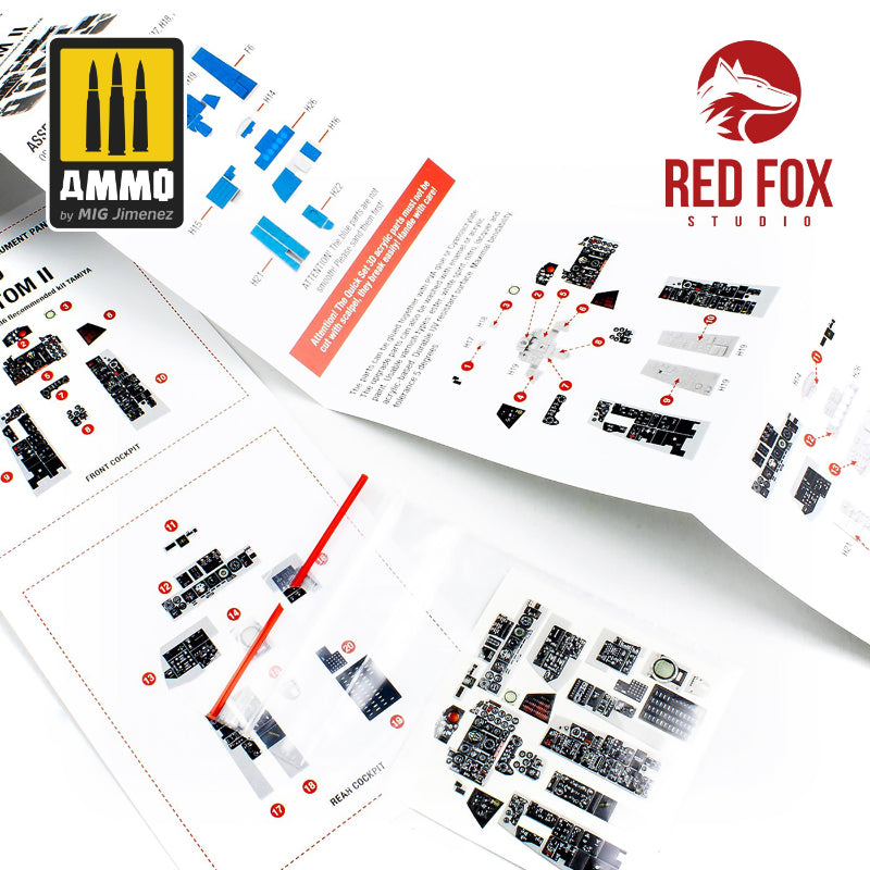 Red Fox Studio 1/32 McDonnell DOUGLAS F-4J Phantom II (for Tamiya kit) | 5999571350353