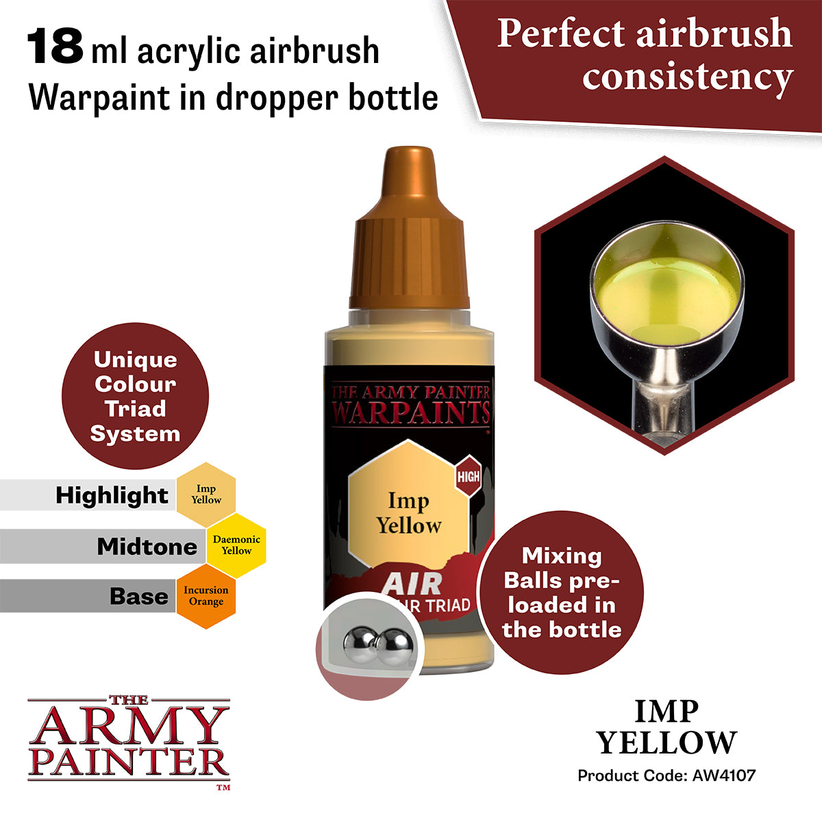 Army Painter Air Imp Yellow | 5713799410787