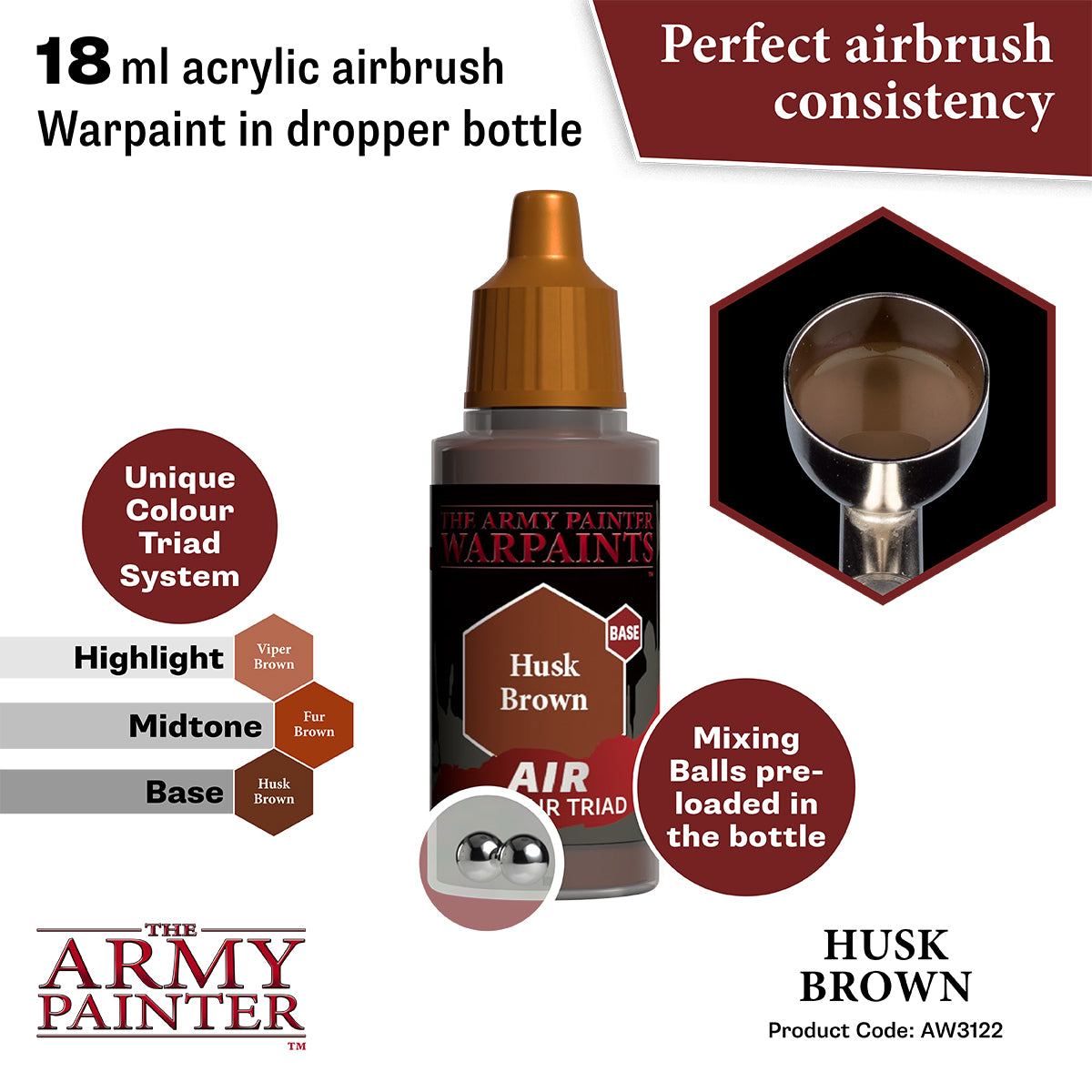Army Painter Air Husk Brown | 5713799312289