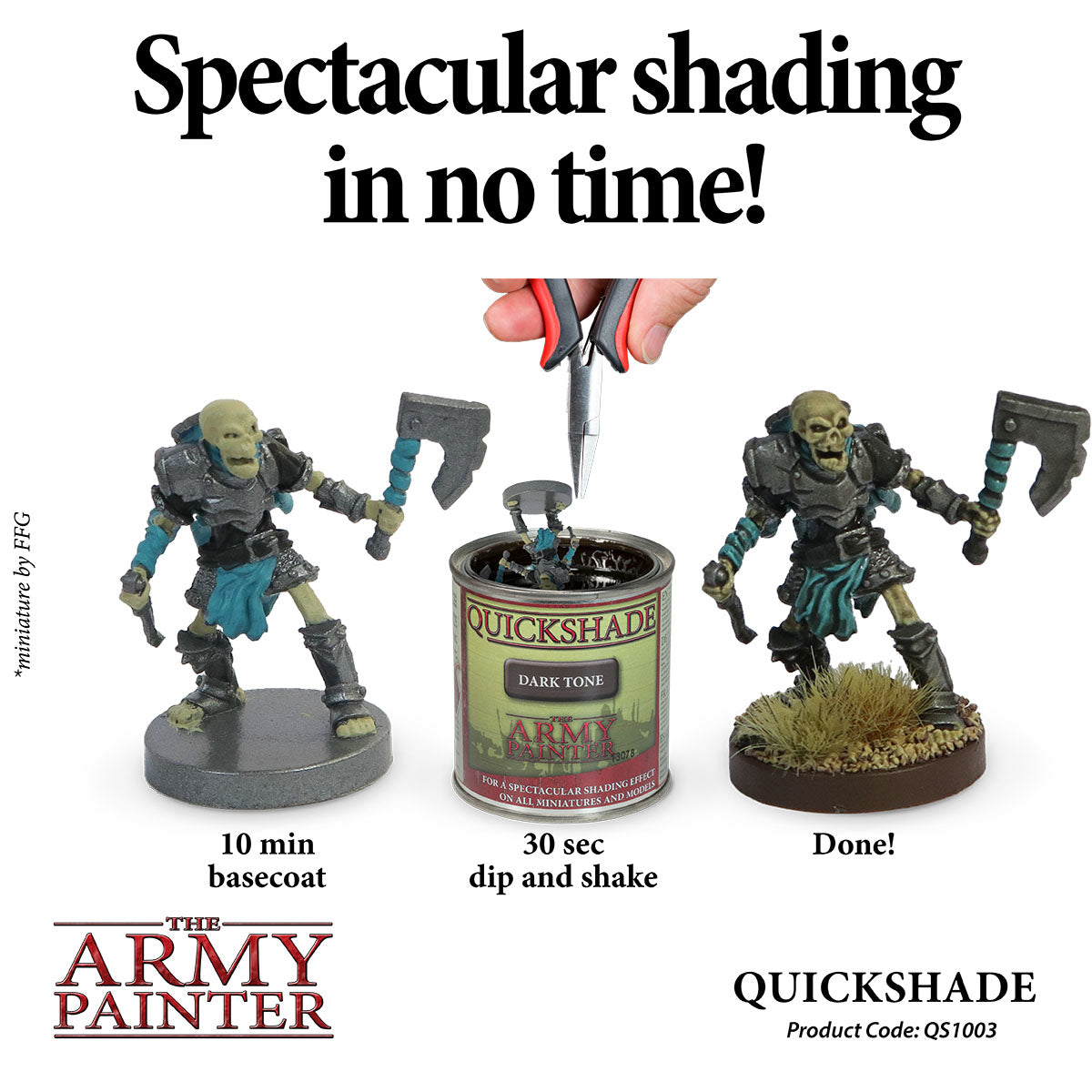 Army Painter Quickshade, Dark Tone