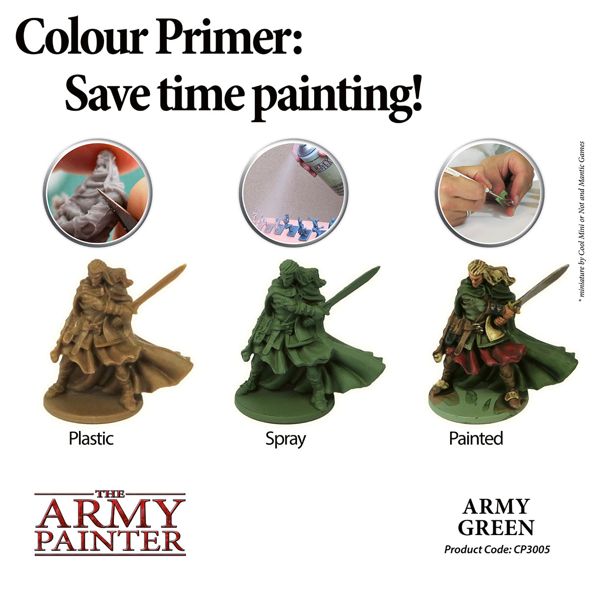 Army Painter Colour Primer - Army green | 2540101130056