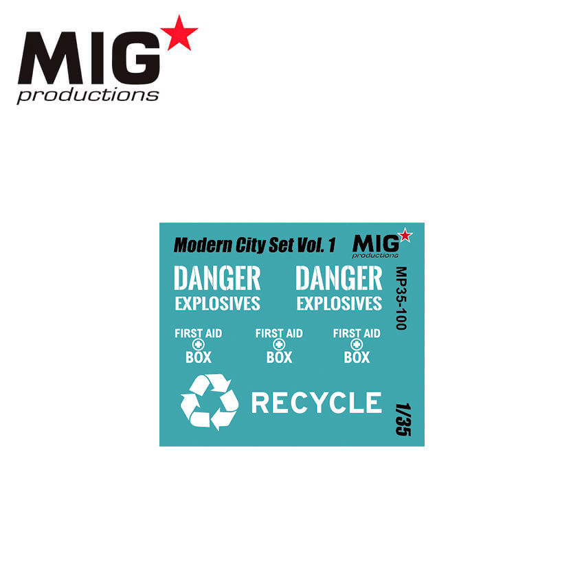 MIG 1/35 Modern City Set Vol.1 | 8435568313675