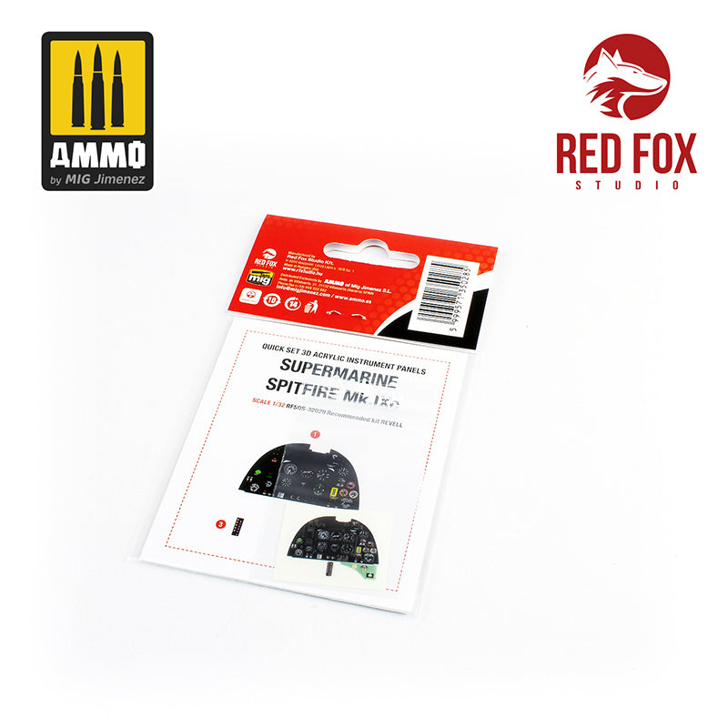 Red Fox Studio 1/32 Supermarine Spitfire Mk.IXc (for Revell kit) | 5999571350285