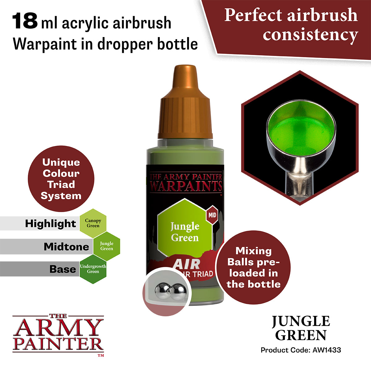 Army Painter Air Jungle Green | 5713799143388