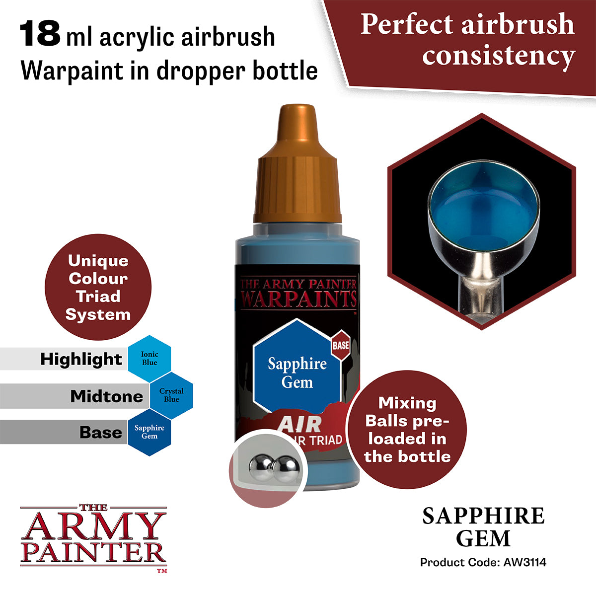 Army Painter Air Sapphire Gem | 5713799311480